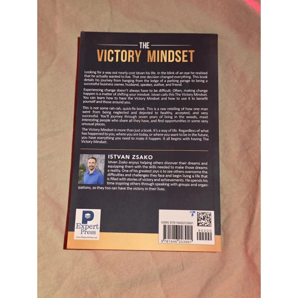 The Victory Mindset A Life of Disadvantage Transformed Autographed